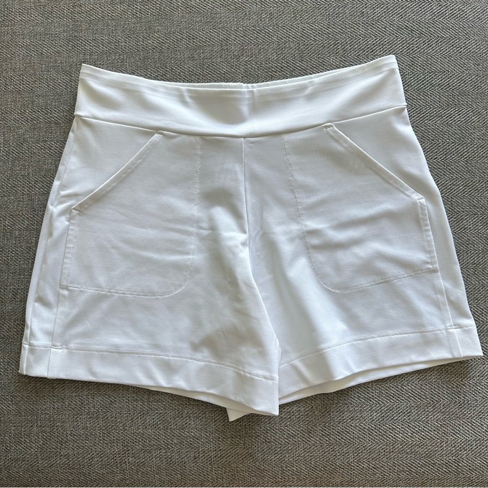 Inphorm White Tennis Shorts